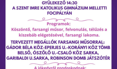 Jósavárosi farsang – télűzés, felvonulás és közös mulatság