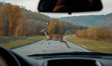 Nagyobb vadmozgás, fokozott vadveszély az utakon