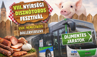 Ingyenes belépéssel és díjmentes buszjáratokkal vár a VIII. Nyírségi Disznótoros Fesztivál