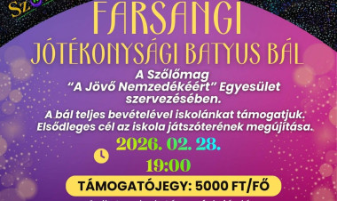 Farsangi jótékonysági batyus bált szerveznek Nyírszőlősön az iskola támogatására