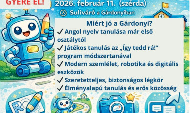 Suliváró a Gárdonyiban – Robotküldetés óvodásoknak
