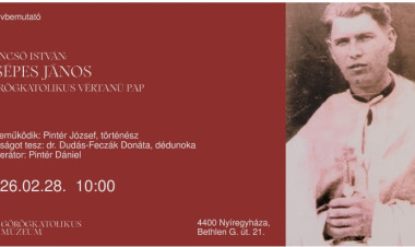 Könyvbemutató – Csépes János görögkatolikus vértanúpap tanúságtétele