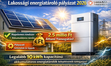 Kormányzati támogatással válhatnak önellátóbbá a napelemes háztartások