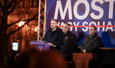 Nyíregyházán tartott gyűlést Magyar Péter kedd este