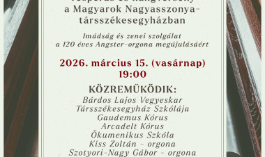 Imádsággal és hangversennyel búcsúznak a felújítás előtt álló, 120 éves orgonától