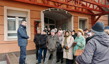 A nyíregyházi tűzoltóság történetét ismerhették meg a helytörténeti séta résztvevői