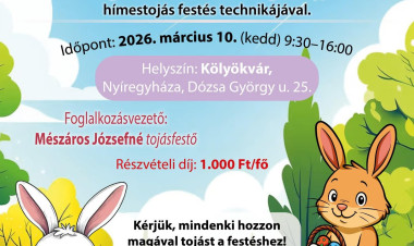 Megismerhetik a beregi aranyporos tojásfestés technikáját a Kölyökvárban