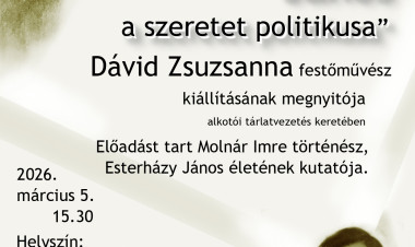 Kiállítást és előadást szerveznek Esterházy János emlékére Nyíregyházán