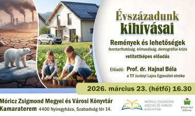 Remények és lehetőségek a 21. század kihívásai között – előadás a könyvtárban