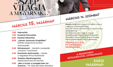 „Szép világa a magyarnak…” – forradalmi hangulatban nyit a Sóstói Múzeumfalu