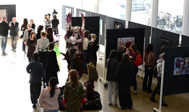 Dimenziók – Idén is kiállíthatták alkotásaikat a művészeti szakgimnázium diákjai