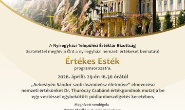 Sebestyén Sándor szobrászművész életművét mutatják be az Értékes Esték programsorozatban