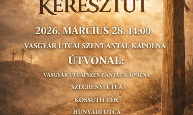 A nagyböjt egyik fontos eseményére, a 33. Városi Keresztútra hívják a híveket Nyíregyházán