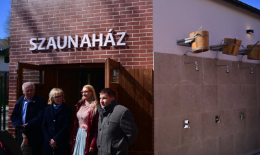 Magyarország egyik legnagyobb szaunáját adták át Nyíregyházán