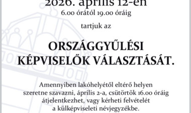 Fontos tudnivalók az április 12-i országgyűlési választásról
