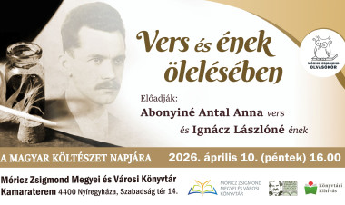 Vers és ének találkozik a költészet napján a könyvtár kamaratermében