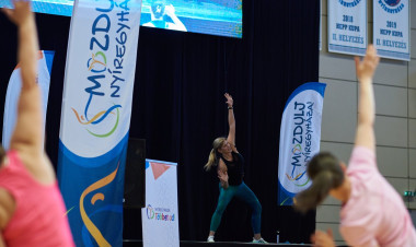 Fitt-Húsvét - Béres Alexandra tartott edzést a nyíregyháziaknak