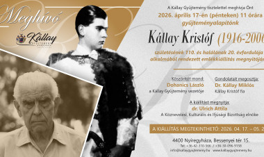 Emlékkiállítás nyílik Kállay Kristóf tiszteletére Nyíregyházán