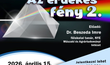 Az érdekes fény titkairól szól előadás a könyvtárban