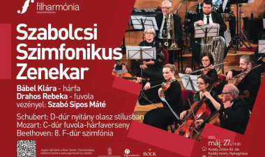 Világhírű mesterek művei csendülnek fel a Szabolcsi Szimfonikus Zenekar koncertjén