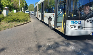 Vészfékezett a busz, megsérült egy utas                    
