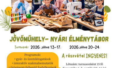Ingyenes nyári élménytábort szervez a Nyíregyházi Szakképzési Centrum