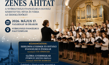 Német vendégkórus is érkezik a nyíregyházi zenés áhítatra