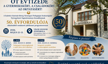  Ötvenéves jubileumát ünnepli a nyíregyházi pedagógiai szakszolgálat