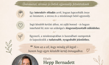 Út önmagadhoz – önismereti előadás Nyíregyházán