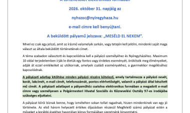 Pályázatot hirdettek nyugdíjasok számára életutak, emlékek és személyes történetek megörökítésére