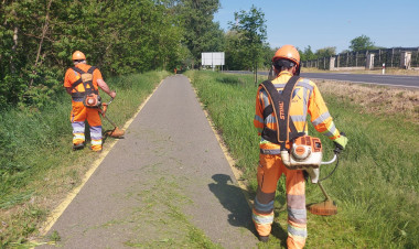 A Bringa Piknik előtt rendbe tették a Nyíregyháza–Tokaj kerékpárutat