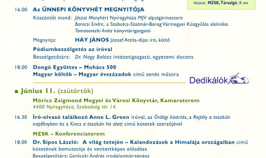 Itt a Könyvhét! - Hat napon át ünnepli az olvasást Nyíregyháza