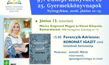 Királynők, újrakezdések és női sorsok – Nyíregyházán mutatják be a Koronát igazít című kötetet