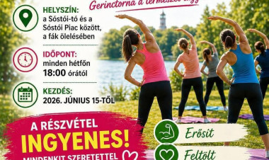 Ingyenes gerinctornával várják a mozogni vágyókat Sóstón