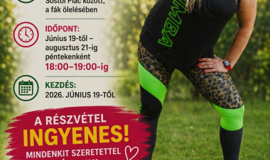 Ingyenes zumbafoglalkozásokkal pezsdülnek fel a nyári esték Sóstón