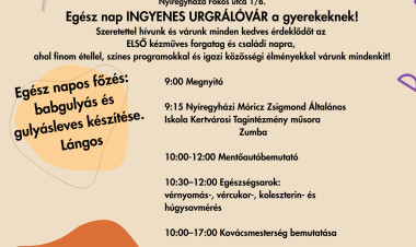 Családi nappal és kézműves forgataggal várják az érdeklődőket a Kertvárosban