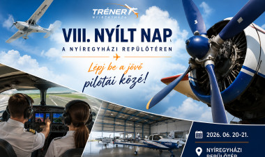 A Nyíregyházi Repülőtéren mutatják be a jövő pilótáinak szóló képzéseket