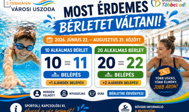 Több belépést adnak ugyanannyiért: nyári akciót hirdet a nyíregyházi uszoda