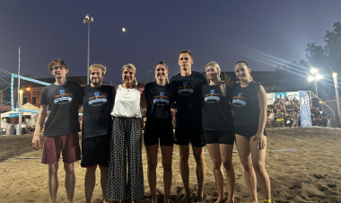 Veretlenül nyerte meg a Nyíregyházi Egyetem csapata a Beach Volleyball in the City gálatornáját