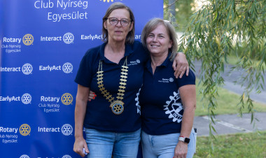 Elnöki láncátadóval zárult a rotarys év a Rotary Club Nyírségnél