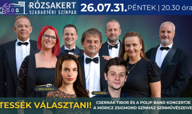 A 70-es és 80-as évek legnagyobb slágerei elevenednek meg a Rózsakertben – élő koncerttel érkezik a „Tessék választani!”