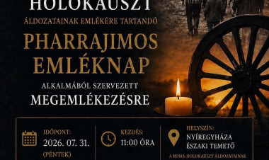 Megemlékezés a roma holokauszt áldozatairól Nyíregyházán