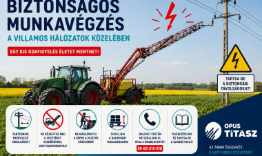 Életveszélyes lehet egy pillanatnyi figyelmetlenség – erre figyeljenek a gazdák a villamos hálózatok közelében