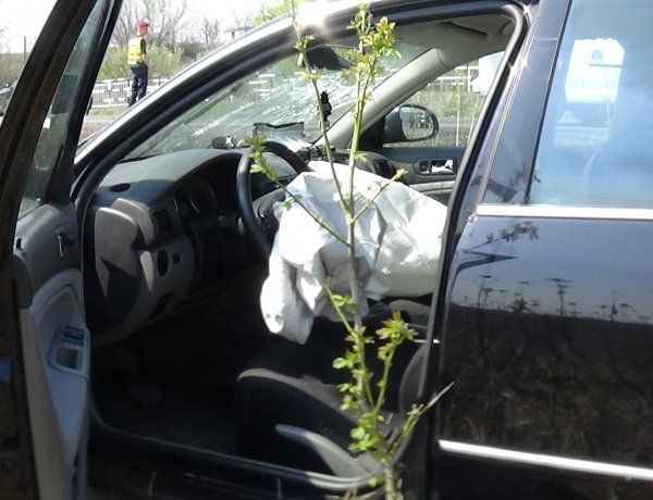 Hármas karambol Nyírturánál – Jelentős az anyagi kár mindhárom járműben