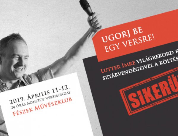 Megszületett a világrekord, Lutter Imre megcsinálta! – Több mint 650 vers 24 óra alatt