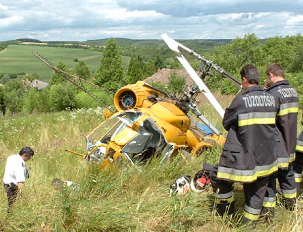Halálos helikopterbaleset történt Epöl és Máriahalom között szombaton kora délután