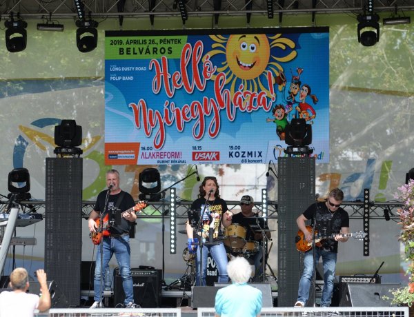 Zenei fellépők színesítették a Helló Nyíregyháza! délutáni programját