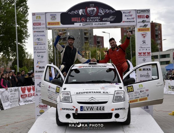 Nyíregyházi pilóta a kategória élén - dobogós hely a Miskolc Rallyn