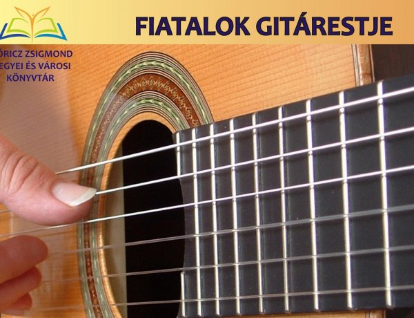 Tokárszky Máté gitárkoncertje a Móricz Zsigmond könyvtárban 