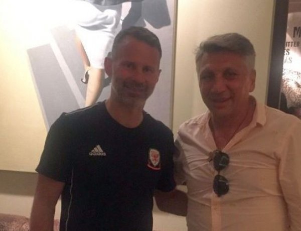 A manchesteri legendával vacsorázott a Nyíregyháza Spartacus vezetőedzője